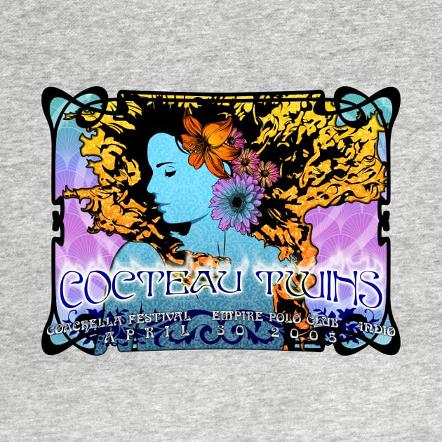 Cocteau Twins Reunion Concert Shirt by kruk